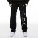 ADVISORY BOARD CRYSTALS Dazzling Colorless Objects sweatpants, Black - Image 2