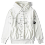 ADVISORY BOARD CRYSTALS Gray Objects Displaced by Refraction hoodie, White