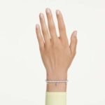 Ariana Grande x Swarovski bracelet Mixed cuts, Multicoloured, Rhodium plated - Image 2