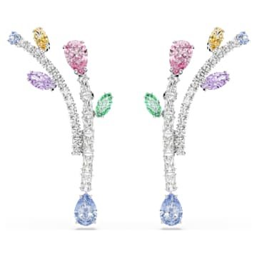 ariana-grande-x-swarovski-drop-earrings-mixed-cuts-multicoloured-rhodium-plated-swarovski-5737426 Ariana Grande x Swarovski drop earrings Mixed cuts, Multicoloured, Rhodium plated - Image 1