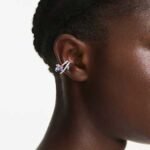 Ariana Grande x Swarovski ear cuffs Mixed cuts, Multicoloured, Rhodium plated - Image 2