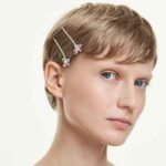 Ariana Grande x Swarovski hair pin Mixed cuts, Dragonfly, flower, Multicoloured, Rhodium plated - Image 2