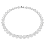 Ariana Grande x Swarovski necklace, Mixed cuts, Heart, White, Rhodium plated