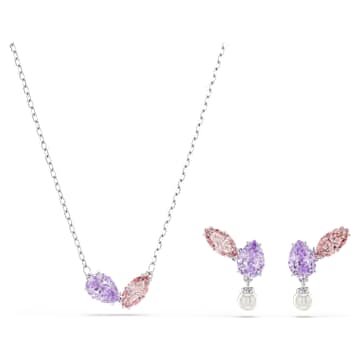 ariana-grande-x-swarovski-set-mixed-cuts-multicoloured-rhodium-plated-swarovski-5746577 Ariana Grande x Swarovski set Mixed cuts, Multicoloured, Rhodium plated - Image 1