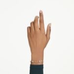 Constella bracelet Mixed cuts, Green, 18K gold finish - Image 2