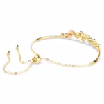 Constella bracelet Mixed cuts, Multicoloured, 18K gold finish - Image 5