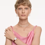 Constella bracelet Mixed cuts, Multicoloured, 18K gold finish - Image 6