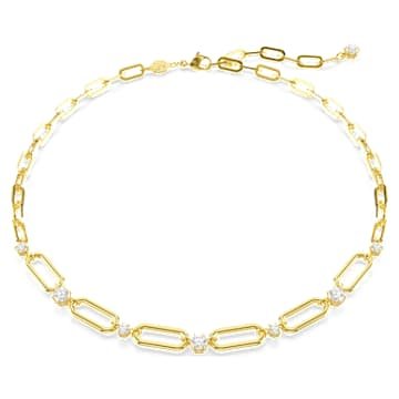 constella-necklace-white-18k-gold-finish-swarovski-5683354 Constella necklace White, 18K gold finish - Image 1
