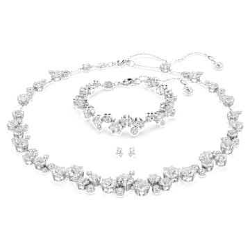 constella-set-mixed-cuts-white-rhodium-plated-swarovski-5738285 Constella set Mixed cuts, White, Rhodium plated - Image 1