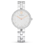 Cosmopolitan watch Swiss Made, Metal bracelet, Silver Tone, Stainless steel