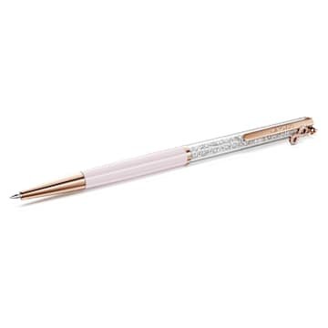 crystalline-ballpoint-pen-infinity-pink-lacquered-rose-gold-tone-plated-swarovski-5728731 Crystalline ballpoint pen Infinity, Pink lacquered, rose gold-tone plated - Image 1