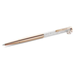 Crystalline ballpoint pen Swan, Rose gold-tone plated