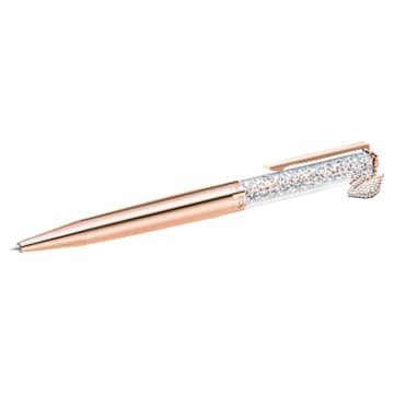 crystalline-ballpoint-pen-swan-rose-gold-tone-rose-gold-tone-plated-swarovski-5479552 Crystalline ballpoint pen Swan, Rose gold tone, Rose gold-tone plated - Image 1