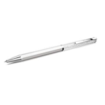 Crystalline ballpoint pen White lacquered, chrome plated