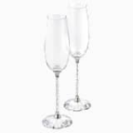 Crystalline Toasting Flutes Gold Tone (Set of 2) - Image 2