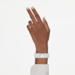 Curiosa bangle watch Crystal bracelet, Silver Tone, Stainless steel - Image 2