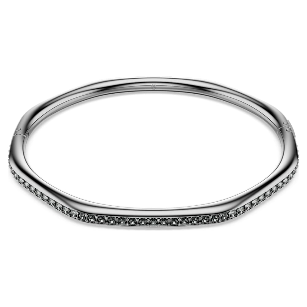 dextera-bangle-octagon-shape-round-cut-white-ruthenium-plated-swarovski-5724604 Dextera bangle, Octagon shape, Round cut, White, Ruthenium plated - Image 1