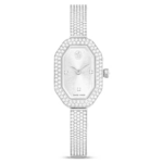 Dextera bangle watch Swiss Made, Metal bracelet, Silver Tone, Stainless steel