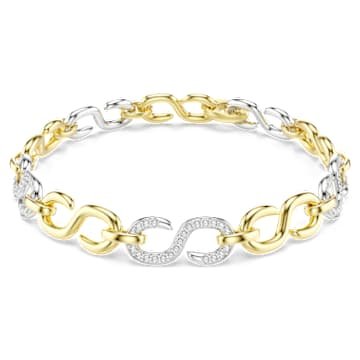 dextera-bracelet-round-cut-white-mixed-metal-finish-swarovski-5741792 Dextera bracelet Round cut, White, Mixed metal finish - Image 1