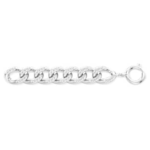 Dextera extender White, Rhodium plated