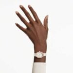 Dextera octagon watch Swiss Made, Leather strap, White, Rose gold-tone finish - Image 2