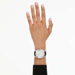 Dextera tachymetre watch Swiss Made, Leather strap, Silver Tone, Stainless steel - Image 2