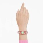 Dulcis cuff Mixed cuts, Multicoloured, 18K gold finish - Image 2