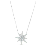 Edelweiss Pendant Light multi-coloured, Rhodium plated