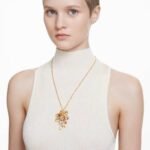 Elegance of Africa necklace Flower, Multicoloured, Gold-tone plated - Image 2