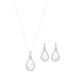 Enlace set White, Rhodium plated