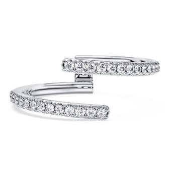 eternity-open-band-ring-lab-grown-diamonds-0.2-ct-tw-round-shape-18k-white-gold-swarovski-5697689 Eternity open band ring Lab-grown diamonds 0.2 ct tw, Round shape, 18K white gold - Image 1