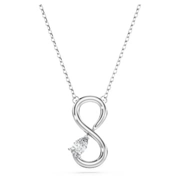eternity-pendant-lab-grown-diamonds-0.2-ct-tw-pear-shape-infinity-18k-white-gold-swarovski-5709796 Eternity pendant Lab-grown diamonds 0.2 ct tw, Pear shape, Infinity, 18K white gold - Image 1