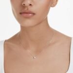 Eternity pendant Lab-grown diamonds 0.5 ct tw, Round shape, Sterling silver - Image 2