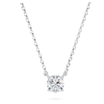 Eternity pendant Lab-grown diamonds 0.5 ct tw, Round shape, Sterling silver