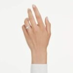 Eternity solitaire ring Lab-grown diamonds 0.5 ct tw, Heart shape, Sterling silver - Image 2