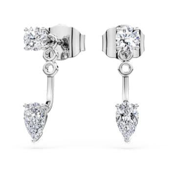galaxy-earring-jackets-lab-grown-diamonds-0.82-ct-tw-mixed-shapes-sterling-silver-swarovski-5742846 Galaxy earring jackets Lab-grown diamonds 0.82 ct tw, Mixed shapes, Sterling silver - Image 1