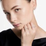 Galaxy ring Lab-grown diamonds 1 ct tw, Mixed shapes, 18K white gold - Image 2