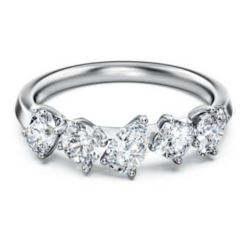 galaxy-ring-lab-grown-diamonds-1-ct-tw-mixed-shapes-18k-white-gold-swarovski-5688846 Galaxy ring Lab-grown diamonds 1 ct tw, Mixed shapes, 18K white gold - Image 1