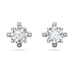 Galaxy stud earrings Lab-grown diamonds 2.1 ct tw, Round shape, 18K white gold