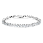 Galaxy Tennis bracelet Lab-grown diamonds 5 ct tw, Mixed shapes, 18K white gold