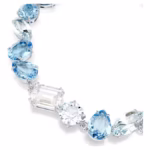 −30% Sale Gema bracelet Mixed cuts, Blue, Rhodium plated - Image 4
