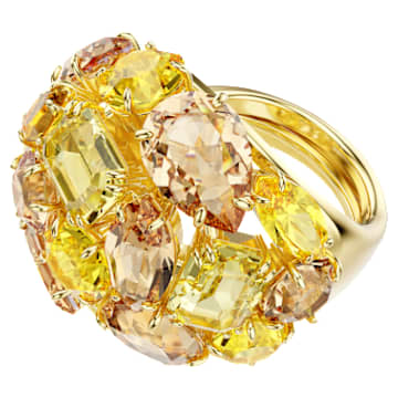 gema-cocktail-ring-mixed-cuts-yellow-18k-gold-finish-swarovski-5730075 Gema cocktail ring Mixed cuts, Yellow, 18K gold finish - Image 1