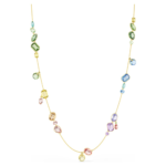 Gema strandage, Mixed cuts, Multicoloured, 18K gold finish