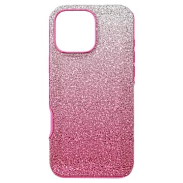 high-smartphone-case-colour-gradient-iphone®-16-pro-max-pink-swarovski-5698786 High smartphone case Colour gradient, iPhone® 16 Pro Max, Pink - Image 1