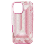 High smartphone case Crystal print motif, iPhone® 16, Pink