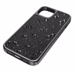High smartphone case Flat Back crystals, iPhone® 15, Black - Image 2