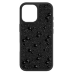 High smartphone case Flat Back crystals, iPhone® 17, Black