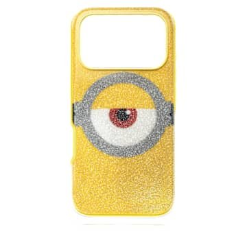 high-smartphone-case-minions-iphone®-17-pro-yellow-swarovski-5744834 High smartphone case Minions, iPhone® 17 Pro, Yellow - Image 1
