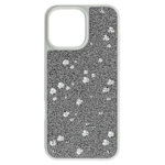 High smartphone case Scattered design, iPhone® 16 Pro Max, Silver Tone