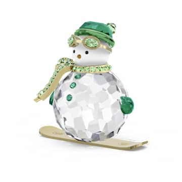holiday-cheers-dulcis-snowman-green-swarovski-5687168 Holiday Cheers dulcis Snowman Green - Image 1